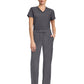 Women's 5-Pocket Trouser Leg Pant - CK026 - Pewter