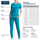 Women's 5-Pocket Trouser Leg Pant - CK026 - Navy
