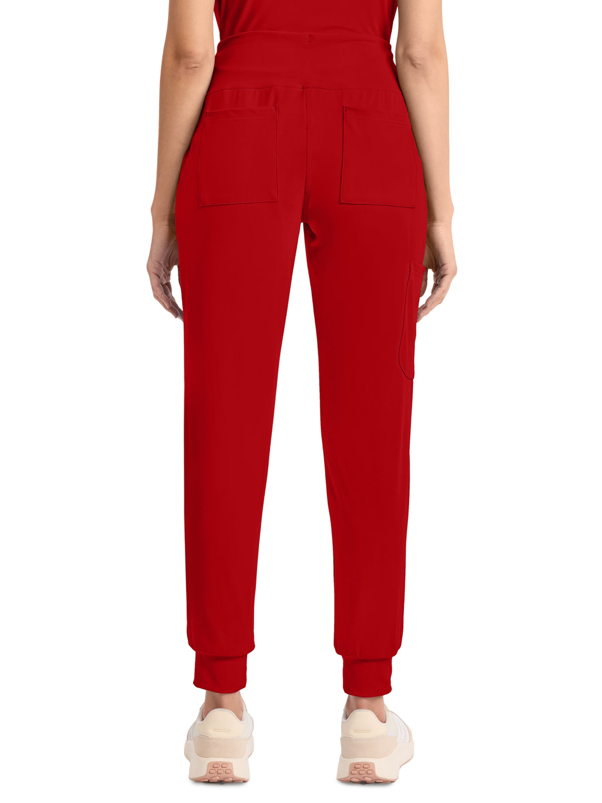 Women's 5-Pocket Jogger Pant - CK033 - Red