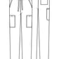 Men's 5-Pocket Straight Leg Pant - CK036 - Black