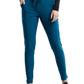 Women's 5 Pocket Tapered Leg Pant - CK095 - Caribbean Blue