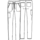 Women's 5 Pocket Tapered Leg Pant - CK095 - Black