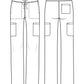 Women's 5-Pocket Straight Leg Pant - CK096 - Pewter