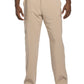 Men's Zip Fly Button Closure Tapered Leg Pant - CK200A - Khaki