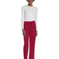Unisex 3-Pocket Mid Rise Drawstring Pant - CK280A - Red