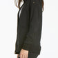 Women's 2 Pocket Zip Front Jacket - CK303 - Black