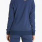 Women's 2 Pocket Zip Front Jacket - CK303 - Navy