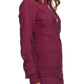 Women's 2 Pocket Zip Front Jacket - CK303 - Wine