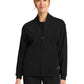 Women's 2-Pocket Warm-Up Jacket - CK353 - Black