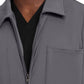 Men's 3-Pocket Warm-Up Jacket - CK354 - Pewter