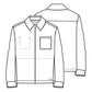 Men's 3-Pocket Warm-Up Jacket - CK354 - Black