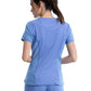 Women's 3-Pocket V-Neck Top - CK623A - Ciel
