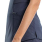 Women's 3-Pocket V-Neck Top - CK623A - Pewter