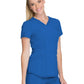 Women's 3-Pocket V-Neck Top - CK623A - Royal