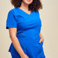 Women's 3-Pocket V-Neck Top - CK623A - Royal