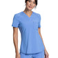 Women's Left Chest Pocket Tuckable V-Neck Top - CK687A - Ciel