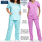 Women's 2-Pocket Maternity V-Neck Top - CK701A - Pewter