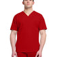 Men's 3-Pocket V-Neck Top - CK729 - Red