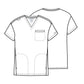 Men's 3-Pocket V-Neck Top - CK729 - Black