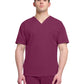 Men's 3-Pocket V-Neck Top - CK729 - Wine