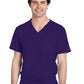 Unisex 1-Pocket V-Neck Top - CK778A - Grape