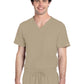 Unisex 1-Pocket V-Neck Top - CK778A - Khaki