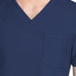 Unisex 1-Pocket V-Neck Top - CK778A - Navy