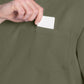 Unisex 1-Pocket V-Neck Top - CK778A - Olive