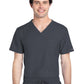 Unisex 1-Pocket V-Neck Top - CK778A - Pewter