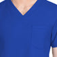 Unisex 1-Pocket V-Neck Top - CK778A - Royal