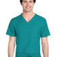 Unisex 1-Pocket V-Neck Top - CK778A - Teal Blue