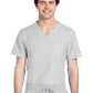 Unisex 1-Pocket V-Neck Top - CK778A - White