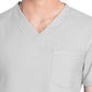 Unisex 1-Pocket V-Neck Top - CK778A - White
