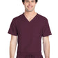 Unisex 1-Pocket V-Neck Top - CK778A - Wine