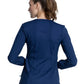 Women's 3 Pocket Long Sleeve V-Neck Top - CK781A - Navy