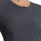 Women's 3 Pocket Long Sleeve V-Neck Top - CK781A - Pewter
