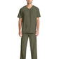 Men's 3-Pocket Tuck-In V-Neck Top - CK783A - Olive