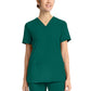 Women's 2-Pocket V-Neck Top - CK832 - Hunter