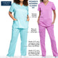 Women's 2-Pocket V-Neck Top - CK832 - True Blue