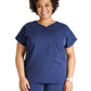 Women's V-Neck Top - CK836A - Navy