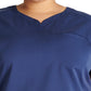 Women's V-Neck Top - CK836A - Navy