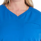 Women's V-Neck Top - CK836A - Royal