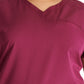 Women's V-Neck Top - CK836A - Wine