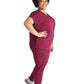 Women's V-Neck Top - CK836A - Wine