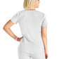 Women's V-Neck Top - CK837A - White