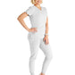 Women's V-Neck Top - CK837A - White