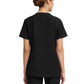 Women's 2-Pocket Snap-Front Top - CK844A - Black