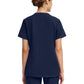 Women's 2-Pocket Snap-Front Top - CK844A - Navy