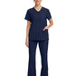 Women's 2-Pocket Snap-Front Top - CK844A - Navy