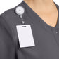 Women's 2-Pocket Snap-Front Top - CK844A - Pewter